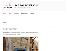 Tablet Screenshot of metalbykevin.com